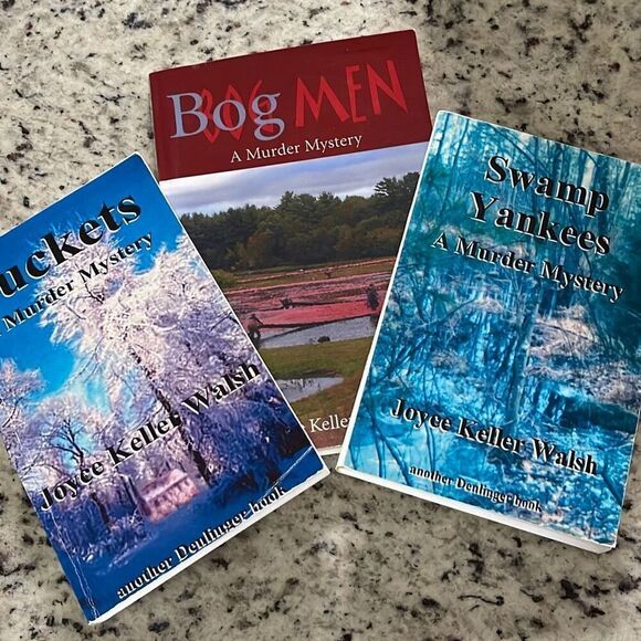 Lot of 3 Joyce Keller Walsh‎ Juckets Swamp Yankees and Bog Men A Murder Mystery - Picture 1 of 10